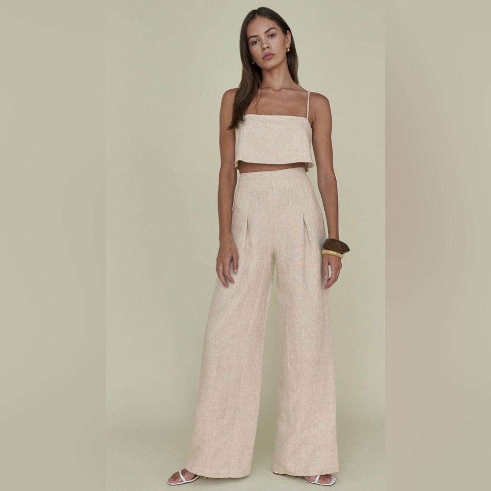 Reformation Cleo Linen Two Piece